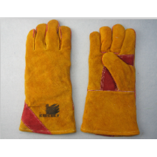 Cow Split Leather Welder Working Glove-6517